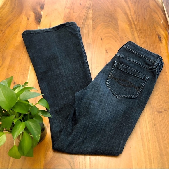 Abercrombie&Fitch Y2K Boot Cut Fit Flared Medium to High Rise Funky Denim Jeans - Picture 4 of 16